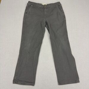 Duck Camp Pants Mens 36x28 Gray Cordura Canvas Workwear Outdoor Casual